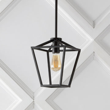 Grace Industrial Farmhouse LED Pendant - JONATHAN Y